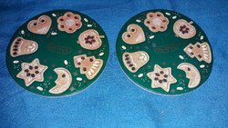 Retro MEDVE sajt parafa alj "söralátét" - KAKAÓ ALÁTÉT 2 db egyben szép állapotban a képek szerint