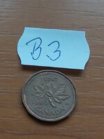 KANADA 1 CENT 1983 Bronz, II. Erzsébet királynő  B3