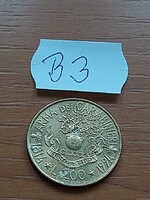 OLASZORSZÁG 200 LÍRA 1994 180 éves a Carabinieri, Alumíniumbronz    B3