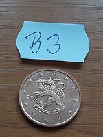 FINNORSZÁG EURO CENT 2002 Rézzel bevont acél   B3