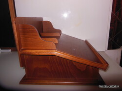 ÍRÓPULT - 42  x 40 x 32 cm - FA - RETRO - SZÉP ÁLLAPOT