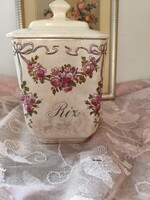 Faience Kitchen Storage Jar