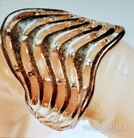 Különlegesen mutatos hullámos 18 mm gyűrű