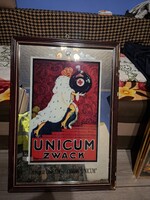 Zwack űveg tükör reklám