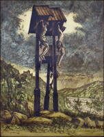 Conrád Gyula (1877 - 1959) GOLGOTHA 1919