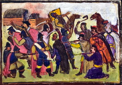 Kurucz D. István (1914 - 1996) TÖRTÉNELMI PANNÓ TERV