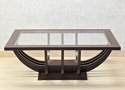 Dohányzóasztal, gondola lábú [B - 33]