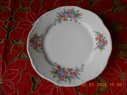 Zsolnay virágcsokor mintás szendvicses tányér