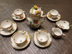 Herendi Viktória mintás kávés készlet