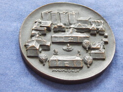 Madarassy Walter:: Budapest Állatorvostudományi Egyetem 1787-1987 - jelzett bronzplakett