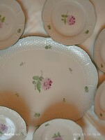 Tertia herendi porcelán süteményes készlet