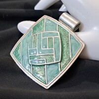 Tűzzománc   bross  5 cm-es