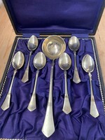 Régi alpakka kompótos készlet