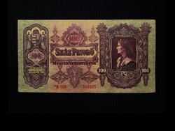 *E 029 ....100  CSILLAGOZOTT PENGŐ NAGYON SZÉP TARTÁSBAN - 1930 (?) .....Olvass!