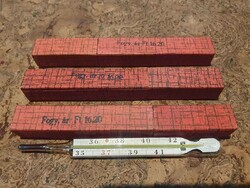 3db retro higanyos kórházi lázmérő sosem használt szocreál kádár orvos egészségügy