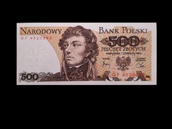UNC - 500 ZOLTY - 1982 - LENGEYLORSZÁG -Tadeusz Kosciuszkó képmásával (olvass)