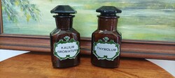 Old Pharmacy Glasses, 2 pcs.