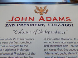 2db Presidential Dollar D és P verdejellel látványos, ismeretterjesztő díszcsomagolásban. John Adams