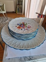 Alba Iulia hibátlan süteményes készlet 6db kistányér 17cm, 1db süteményes tál 27cm átmérőjű