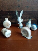 Aquincum Aquazur porcelain items