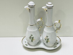 NEW! Hollóházi Erika Pattern Oil & Vinegar Set