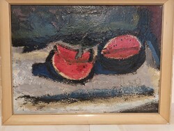 Baranyó Sándor Dinnyés csendélet