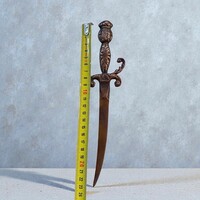 Masszív réz vagy bronz levélbontó/ dísztőr