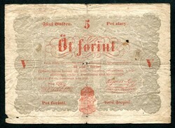 1848 5 Forint - piros