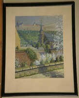 (K) C. Schmidt (1930 körül) : Városrészlet