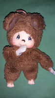 Vintage barna Monchhichi Nyamy MONCSICSI Washino Sekiguchi 12 cm a képek szerint