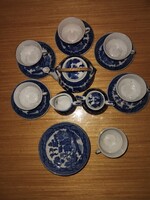 Kék fűzfa mintájú japán gyermekkészlet 20 db-os