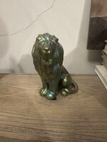 Zsolnay eozin oroszlán szobor