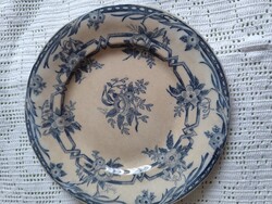 Álomszép patinás fajansz tányér