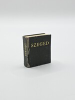 Szeged minikönyv, miniatűr könyv, mikrokönyv