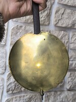 Falióra 1,2,3 súlyos Biedermeier Ónémet Inga ,inga lencse szép rézből készült.