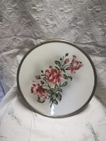 Fajansz betétes tálca, edényalátét