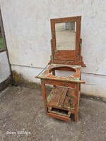 Népi lavortartó állvány paraszt bútor népi bútorok falusi régiség mosdó állvány