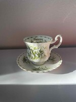 Royal Albert hónapos kávéscsésze alátéttel - január!