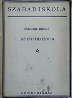 Schmidt József: Az ind filozófia (I. kiadás)