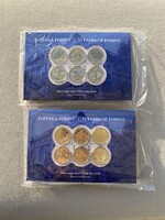 2021 75 éves a Forint 6x5 Forint elsőnapi veret bliszter - sorszámkövető pár