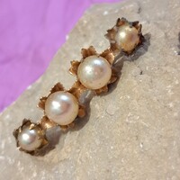 Régi aranyozott   bross 3,5 cm-es