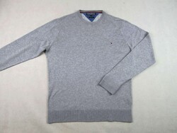 EREDETI TOMMY HILFIGER (M) ELEGÁNS FÉRFI SZÜRKE PULÓVER