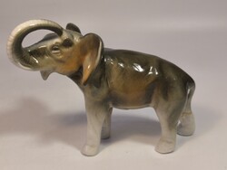 Royal Dux porcelán elefánt.Sèrült!