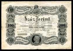 1848 100 Forint - eredeti tartás
