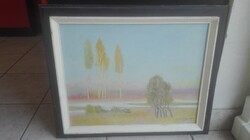 Szentgyörgyi Kornél: Tájkép, szignózott