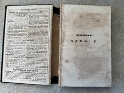 Budapesti Szemle – 1840. I. kötet | Reformkori magyar folyóirat, eredeti kiadás