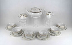 1Y347 6 személyes cseh Haas & Czjzek porcelán teáskészlet 15 db-os