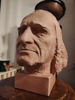 Liszt Ferenc Terrakotta szobor Janzer Frigyes