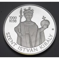Magyarország,15000 forint 2021 PP - Szent István király UNC ezüst 31.104g999
