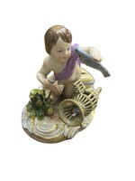 Meissen - Porcelán - Halász fiú